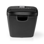 Nedis Paper Shredder | 6x A4 pages | 10 l | Safety standard: DIN 2 | 190 W | Black