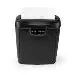 Nedis Paper Shredder | 6x A4 pages | 10 l | Safety standard: DIN 2 | 190 W | Black