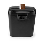 Nedis Paper Shredder | 6x A4 pages | 10 l | Safety standard: DIN 2 | 190 W | Black