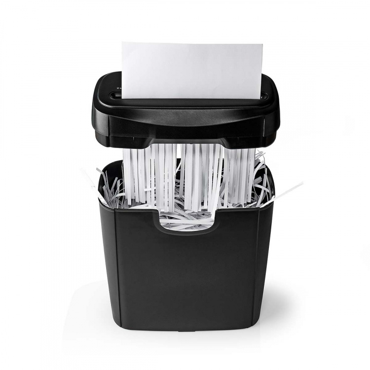 Nedis Paper Shredder | 6x A4 pages | 10 l | Safety standard: DIN 2 | 190 W | Black
