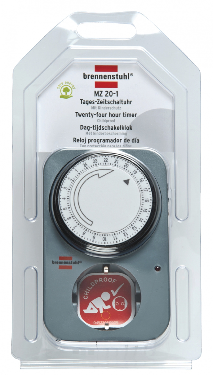 brennenstuhl Timer Analogue Indoor 15 min. 3500 W