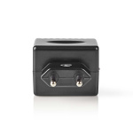 Nedis Power Socket Adapter | Type C (CEE 7/16) | 100 - 240 V AC 50/60 Hz | 12 V DC | 6 W | Mains Powered | 0.3 A | Black | Plastic