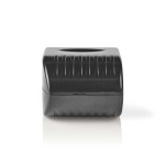 Nedis Power Socket Adapter | Type C (CEE 7/16) | 100 - 240 V AC 50/60 Hz | 12 V DC | 6 W | Mains Powered | 0.3 A | Black | Plastic