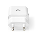 Nedis Wall Charger | Quick charge feature | 1x 2.4 A | Number of outputs: 1 | USB-A | No Cable Included | Single Voltage Output | White