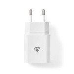 Nedis Wall Charger | Quick charge feature | 1x 2.4 A | Number of outputs: 1 | USB-A | No Cable Included | Single Voltage Output | White