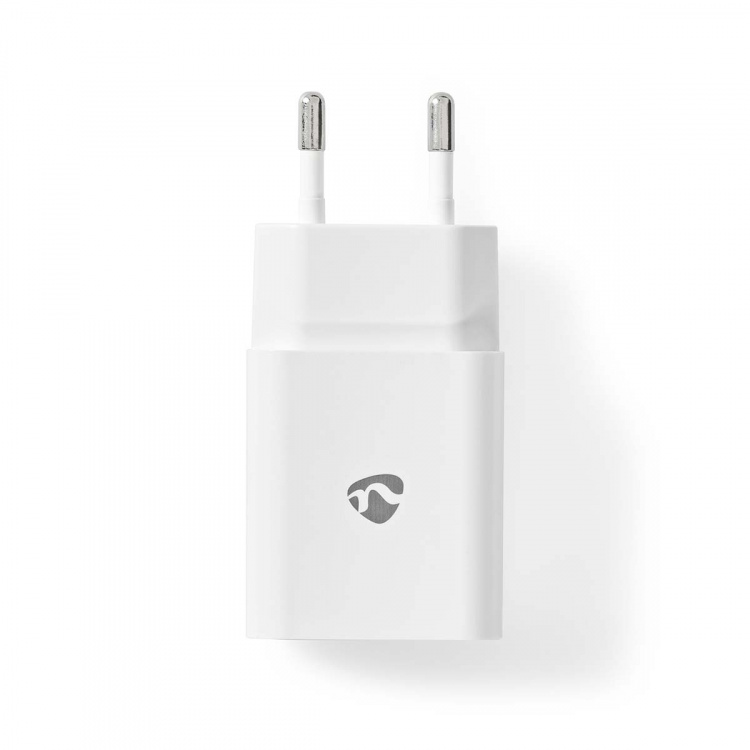 Nedis Wall Charger | Quick charge feature | 1x 2.4 A | Number of outputs: 1 | USB-A | No Cable Included | Single Voltage Output | White