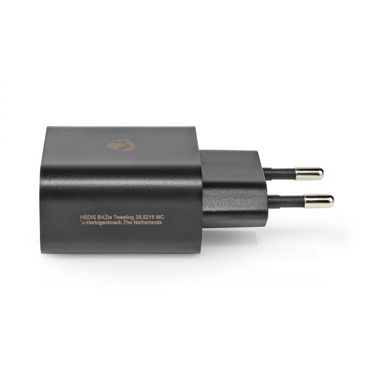 Nedis Wall Charger | Quick charge feature | 1.5 / 2.0 / 3.0 A | Number of outputs: 1 | USB-A | No Cable Included | Automatic Voltage Selection | Black