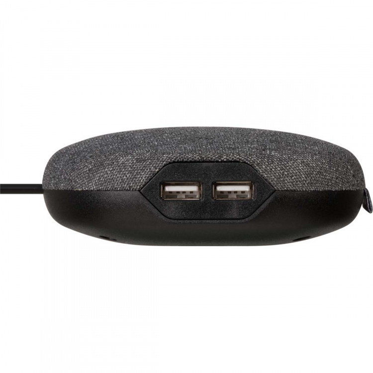 Estilo charging station with textile surface (furniture socket with 1x Euro socket and 2x USB charger, including Velcro cable ties) Estilo charging station with textile surface (furniture socket with 1x Euro socket and 2x USB charger, including Velcro cable ties)