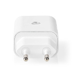 Nedis Wall Charger | PD3.0 20W | Quick charge feature | 1.67 / 2.22 / 3.0 A | Number of outputs: 1 | USB-C™ | Lightning 8-Pin (Loose) Cable | 1.00 m | Automatic Voltage Selection | White