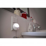 brennenstuhl Round LED orientation light / night light with dimming sensor for the socket (soft and unobtrusive light, with 2 LEDs) white