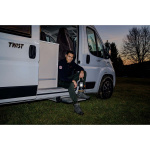 brennenstuhl Rechargeable camping lamp CAL 1 with hemp rope and bamboo base (370 lm, IP44, burn time up to 75h, dimmable, adjustable light color)