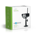 Nedis Digital Wireless Camera | Wi-Fi | VGA | Indoor and Outdoor | Night vision: 5.00 m | Viewing angle: 73 ° | Black | IP54