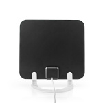 Nedis Indoor HDTV Antenna | Active | FM / UHF / VHF | Reception range: 0-25 km | LTE700 | Gain: 30 dB | ABS | White Nedis Indoor HDTV Antenna | Active | FM / UHF / VHF | Reception range: 0-25 km | LTE700 | Gain: 30 dB | ABS | White