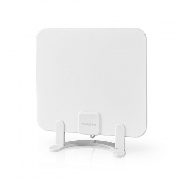 Nedis Indoor HDTV Antenna | Active | FM / UHF / VHF | Reception range: 0-25 km | LTE700 | Gain: 30 dB | ABS | White Nedis Indoor HDTV Antenna | Active | FM / UHF / VHF | Reception range: 0-25 km | LTE700 | Gain: 30 dB | ABS | White