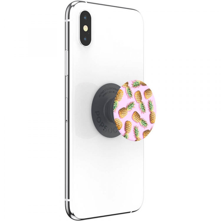 PopSockets Basic Pineapple Palooza Grip With Stand function