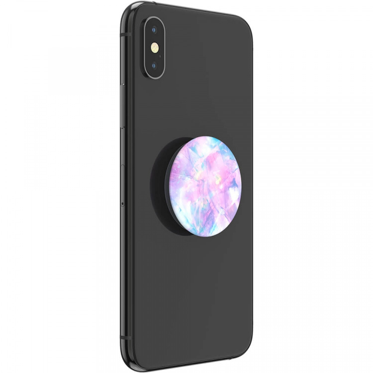 PopSockets Basic Crystal Opal Grip With Stand Function