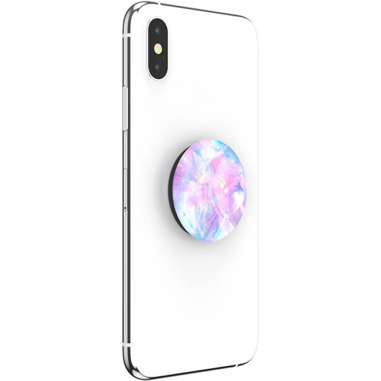 PopSockets Basic Crystal Opal Grip With Stand Function