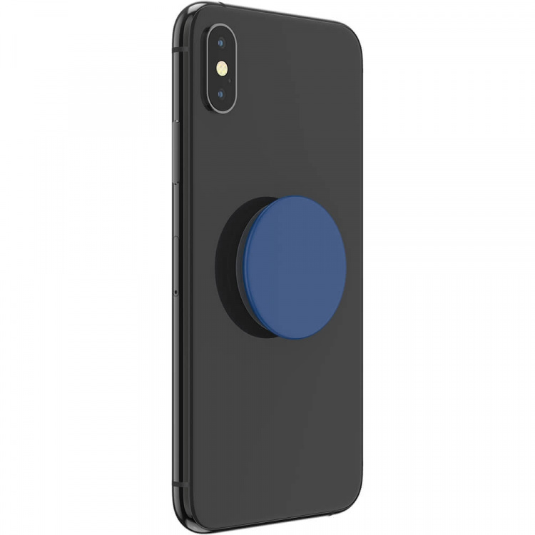PopSockets Basic Classic Blue Grip With Stand Function