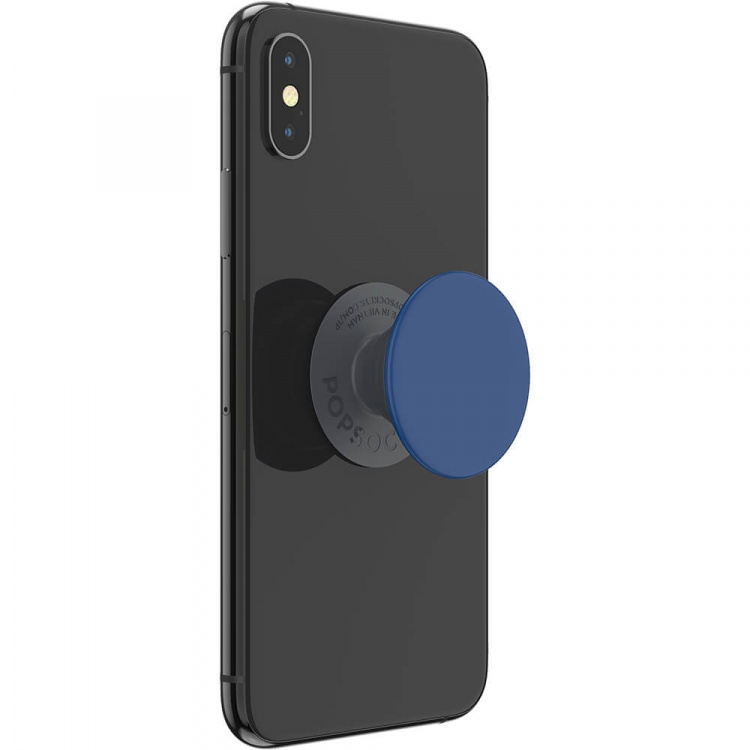 PopSockets Basic Classic Blue Grip With Stand Function