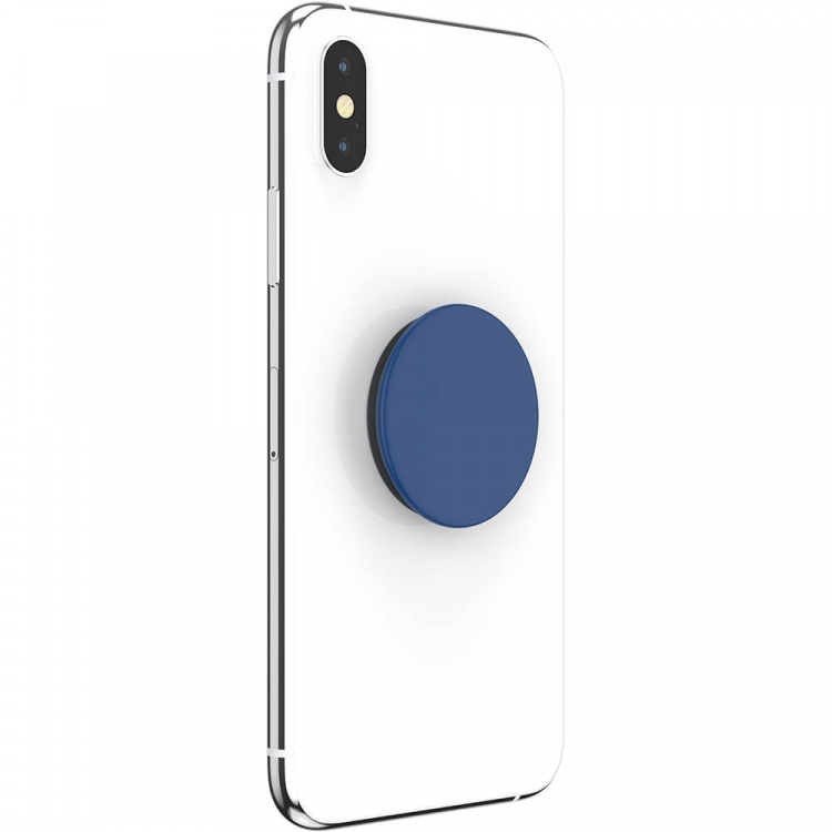 PopSockets Basic Classic Blue Grip With Stand Function