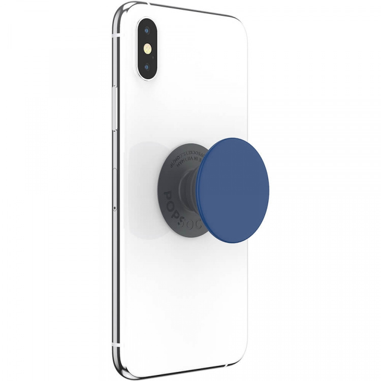 PopSockets Basic Classic Blue Grip With Stand Function