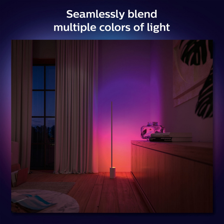 Philips Hue Gradient Signe Golvlampa Vit Philips Hue Gradient Signe Golvlampa Vit