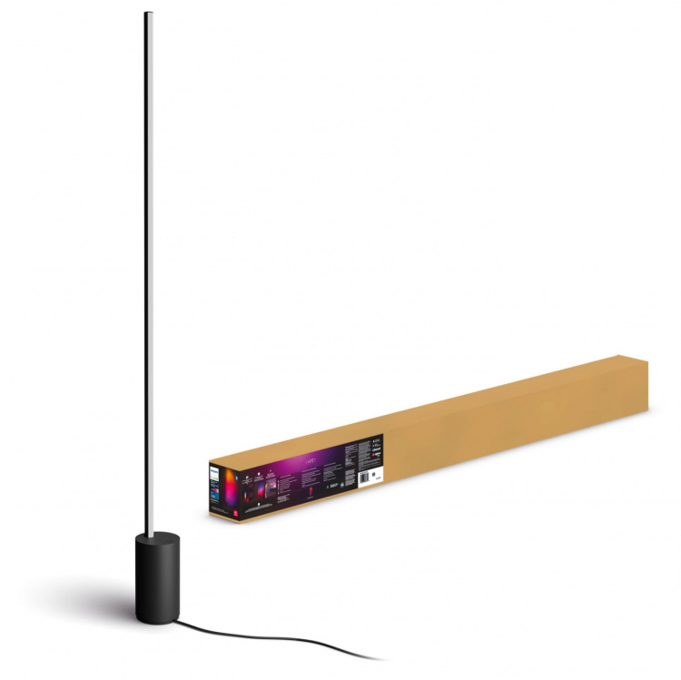 Philips Hue Gradient Signe Golvlampa Wh/Color Svart Philips Hue Gradient Signe Golvlampa Wh/Color Svart