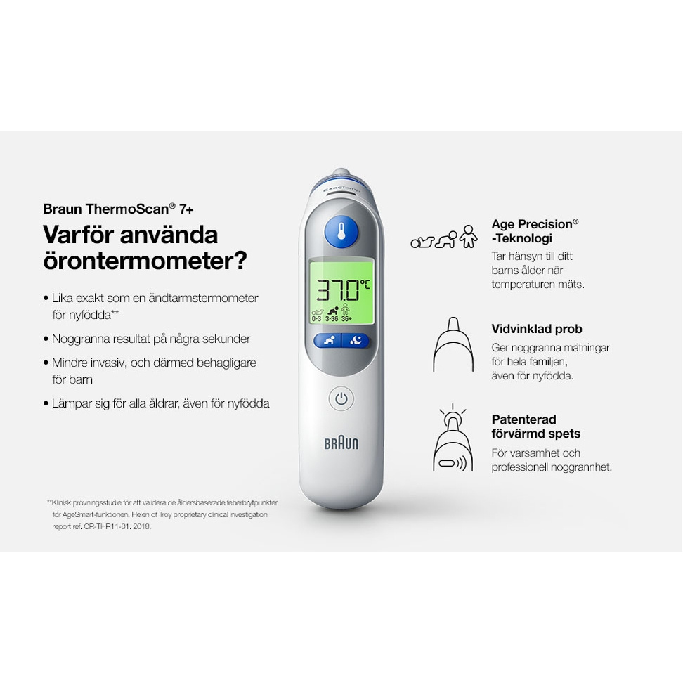 Buy Braun ThermoScan 7+ Age Precision IR