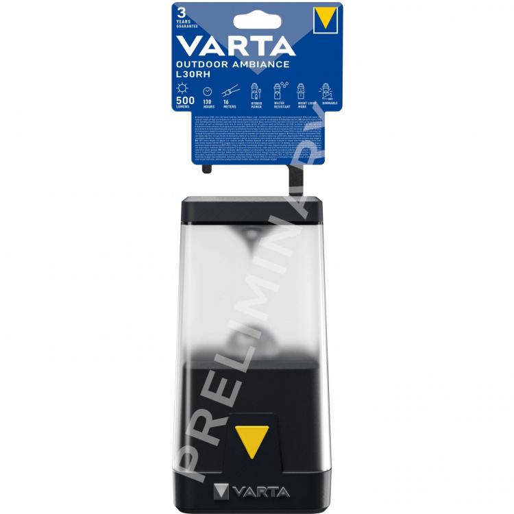 Varta Outdoor Ambiance L30RH Lantern Varta Outdoor Ambiance L30RH Lantern