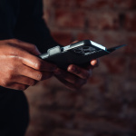 Krusell Leather Phone Wallet iPhone 13 Mini Black Krusell Leather Phone Wallet iPhone 13 Mini Black