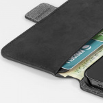 Krusell Leather Phone Wallet iPhone 13 Pro Max Black Krusell Leather Phone Wallet iPhone 13 Pro Max Black