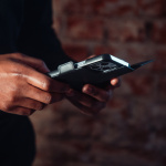 Krusell Leather Phone Wallet iPhone 13 Pro Max Black Krusell Leather Phone Wallet iPhone 13 Pro Max Black