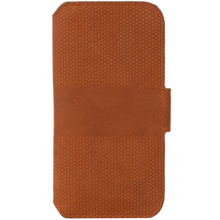 Krusell Leather Phone Wallet iPhone 13 Mini Cognac Krusell Leather Phone Wallet iPhone 13 Mini Cognac