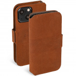 Krusell Leather Phone Wallet iPhone 13 Cognac Krusell Leather Phone Wallet iPhone 13 Cognac