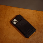 Krusell Leather Cover iPhone 13 Pro Black