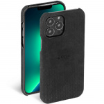 Krusell Leather Cover iPhone 13 Pro Max Black