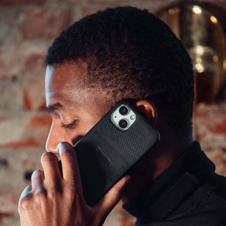 Krusell Leather Cover iPhone 13 Pro Max Black