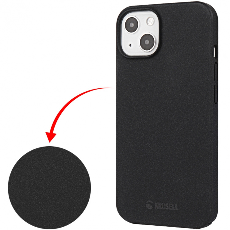 Krusell SandCover iPhone 13 Mini Black Krusell SandCover iPhone 13 Mini Black