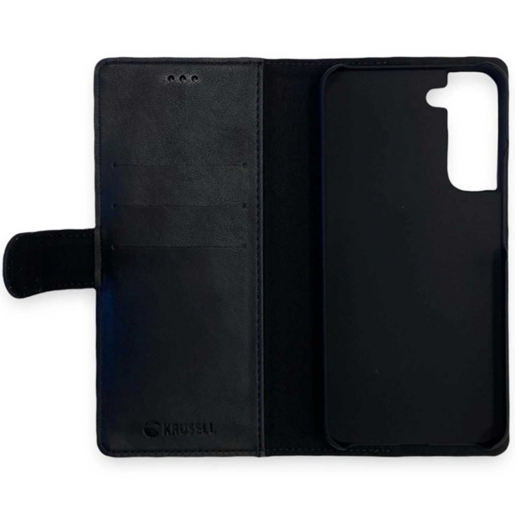 Krusell Phone Wallet Galaxy S22+ Black