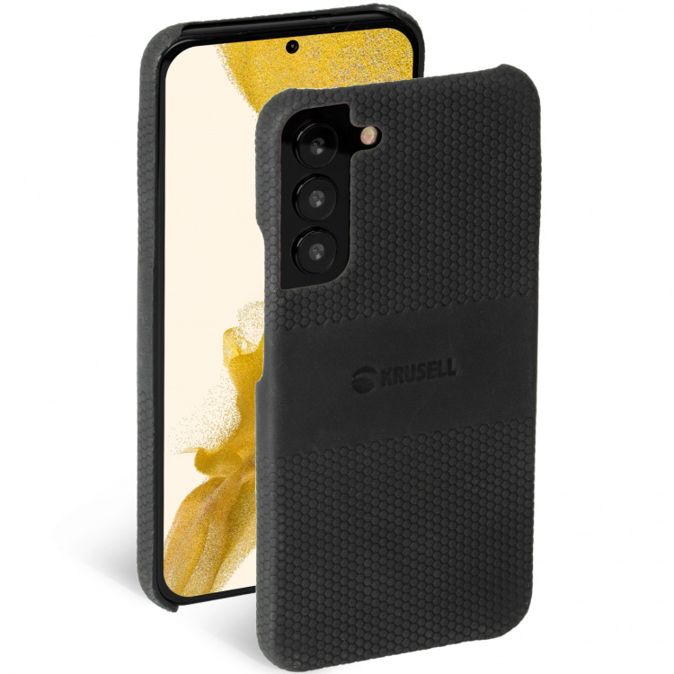 Krusell Leather Cover Galaxy S22 Black Krusell Leather Cover Galaxy S22 Black