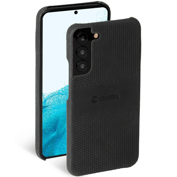 Krusell Leather Cover Galaxy S22+ Black Krusell Leather Cover Galaxy S22+ Black