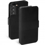 Krusell Leather Phone Wallet Galaxy S22 Black Krusell Leather Phone Wallet Galaxy S22 Black