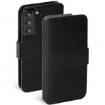 Krusell Leather Phone Wallet Galaxy S22+ Black Krusell Leather Phone Wallet Galaxy S22+ Black