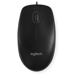 Logitech B100 optical USB mouse, 800 dpi, 180 cm cable, black Logitech B100 optical USB mouse, 800 dpi, 180 cm cable, black