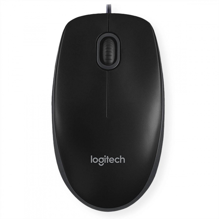 Logitech B100 optical USB mouse, 800 dpi, 180 cm cable, black Logitech B100 optical USB mouse, 800 dpi, 180 cm cable, black