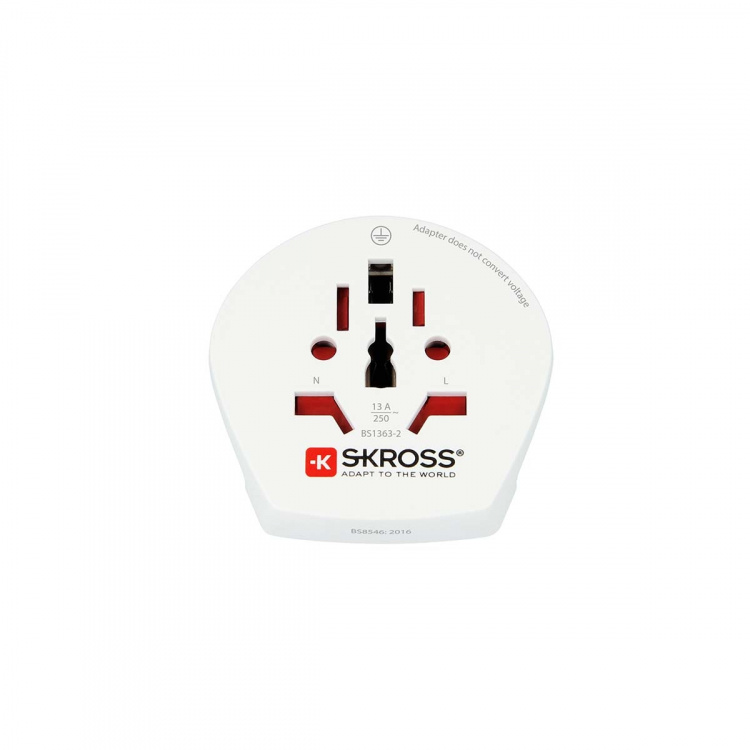 SKROSS Travel Adapter World-to-Europe Earthed SKROSS Travel Adapter World-to-Europe Earthed