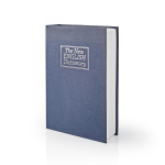 Nedis Vault | Book Safe | Key Lock | Indoor | Medium | Inner volume: 1.6 l | 2 Keys Included | Blue / Silver Nedis Vault | Book Safe | Key Lock | Indoor | Medium | Inner volume: 1.6 l | 2 Keys Included | Blue / Silver