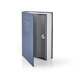 Nedis Vault | Book Safe | Key Lock | Indoor | Medium | Inner volume: 1.6 l | 2 Keys Included | Blue / Silver Nedis Vault | Book Safe | Key Lock | Indoor | Medium | Inner volume: 1.6 l | 2 Keys Included | Blue / Silver