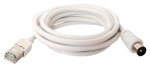Coax Cable Coax Male - RJ45 (8P8C) Male 2.00 m White