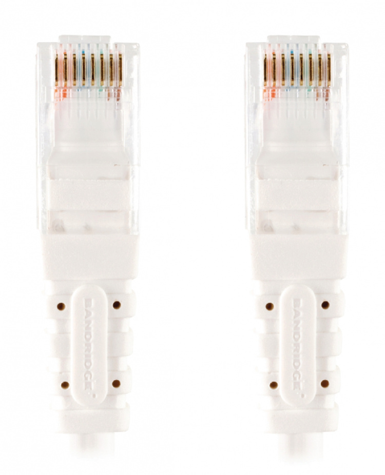Bandridge CAT5e UTP Network Cable RJ45 (8P8C) Male - RJ45 (8P8C) Male 7.50 m White
